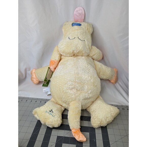 Carters Cuddle Pillow Yellow Dog Plush Emu Namae 24 Inch 2000 Stuffed Animal Toy - Picture 5 of 10